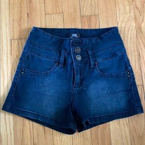 High waisted Jean shorts